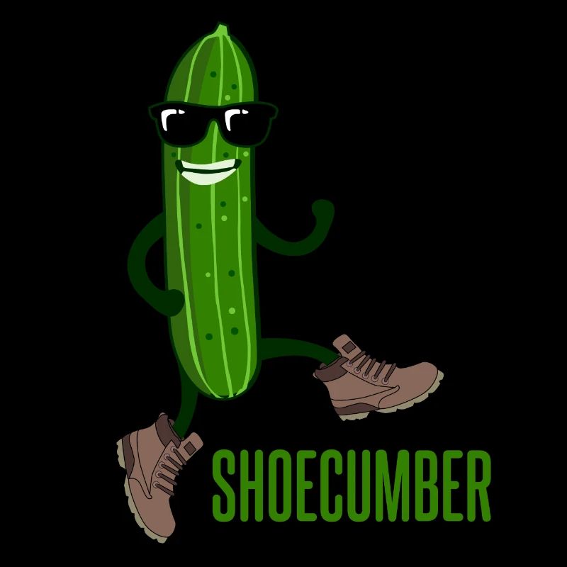 Gurke mit Schuhen Shoecumber Gurken