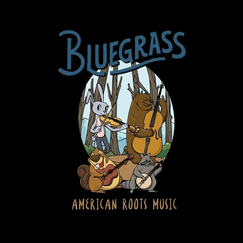 Drôle de conception de musicien de bluegrass pour