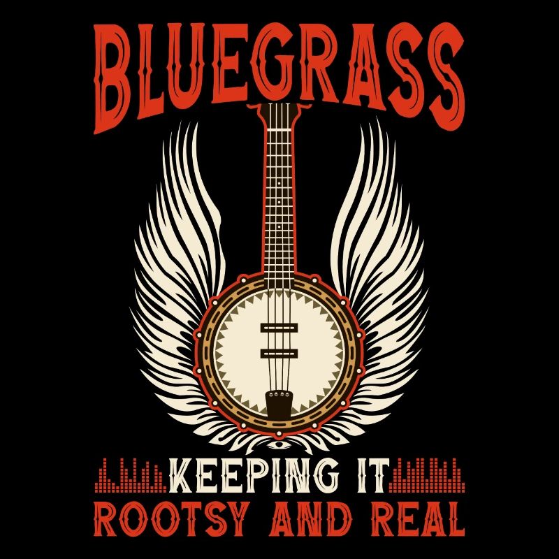 Drôle de conception de musicien de bluegrass pour