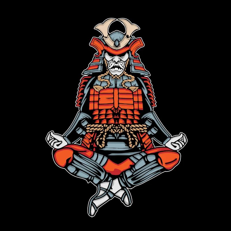 Samurai Krieger Geschenk Japan Yoga Meditation