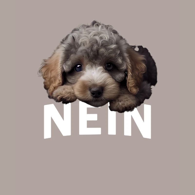 Statement Pudel, Nö Fun, Einfach Nö, Nein