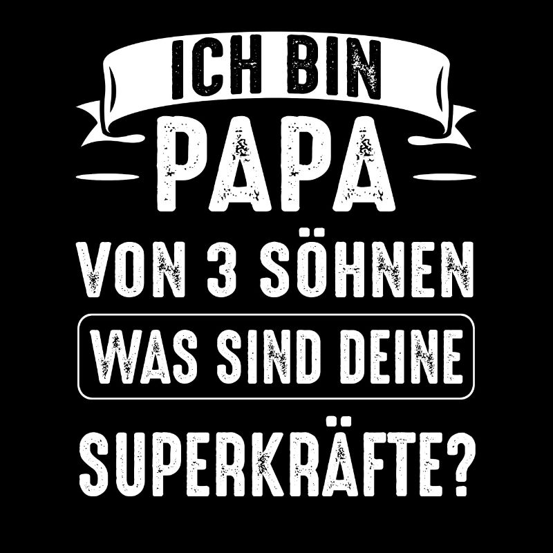 Papa 3 Söhne Papa von 3 Söhnen Geschenk