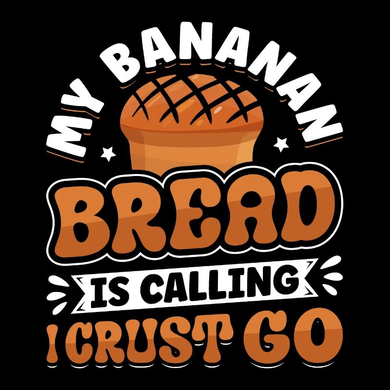 Funny Banana Bread Baking Apparel