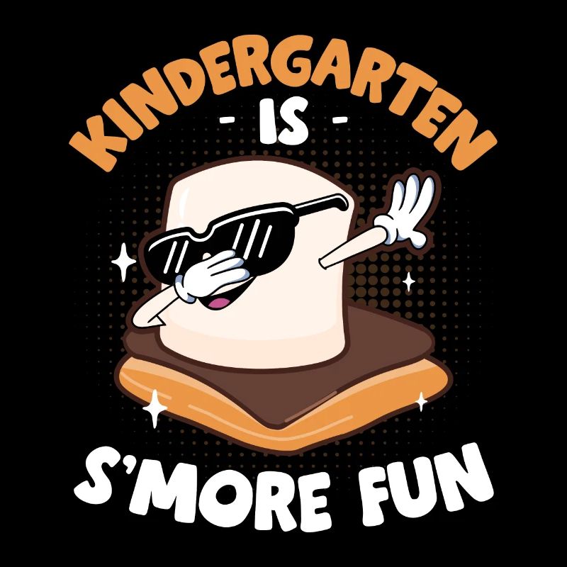 Kindergarten Is Smore Fun Kids Dabbing Marshmallow