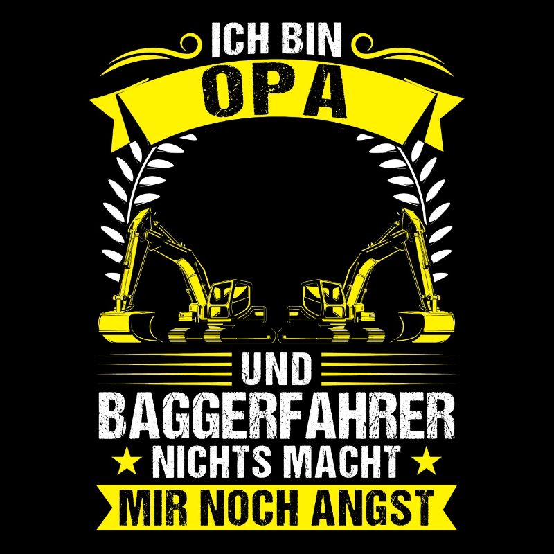 Baggerfahrer Opa Bagger Geschenk