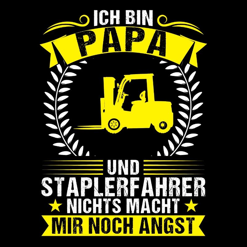 Staplerfahrer Papa Gabelstapler Geschenk