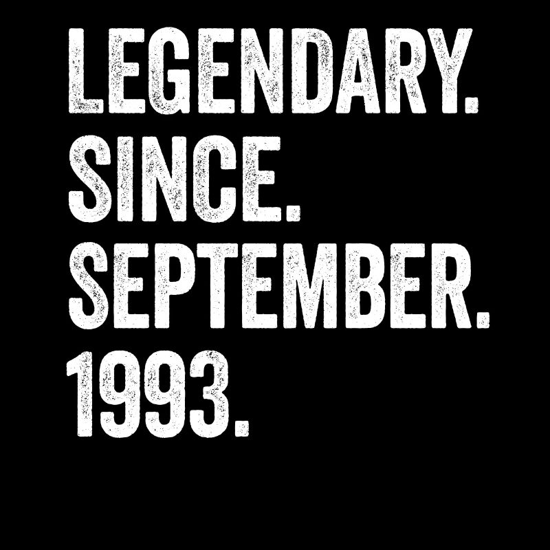 30 Years Old Legendary Since September 1993 30th