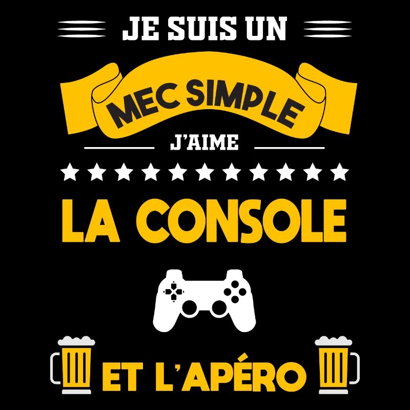 console apéro mec simple