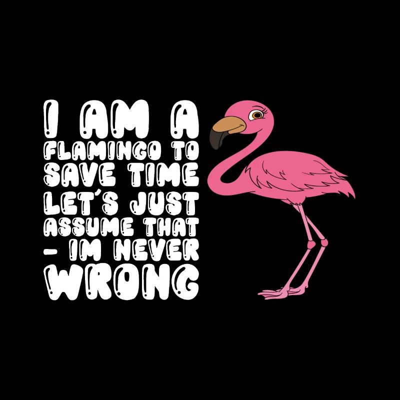 Lustiger Flamingo