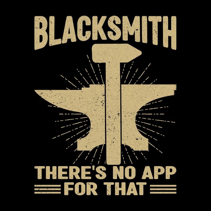 Blacksmith There`s No App For That Forging Gift