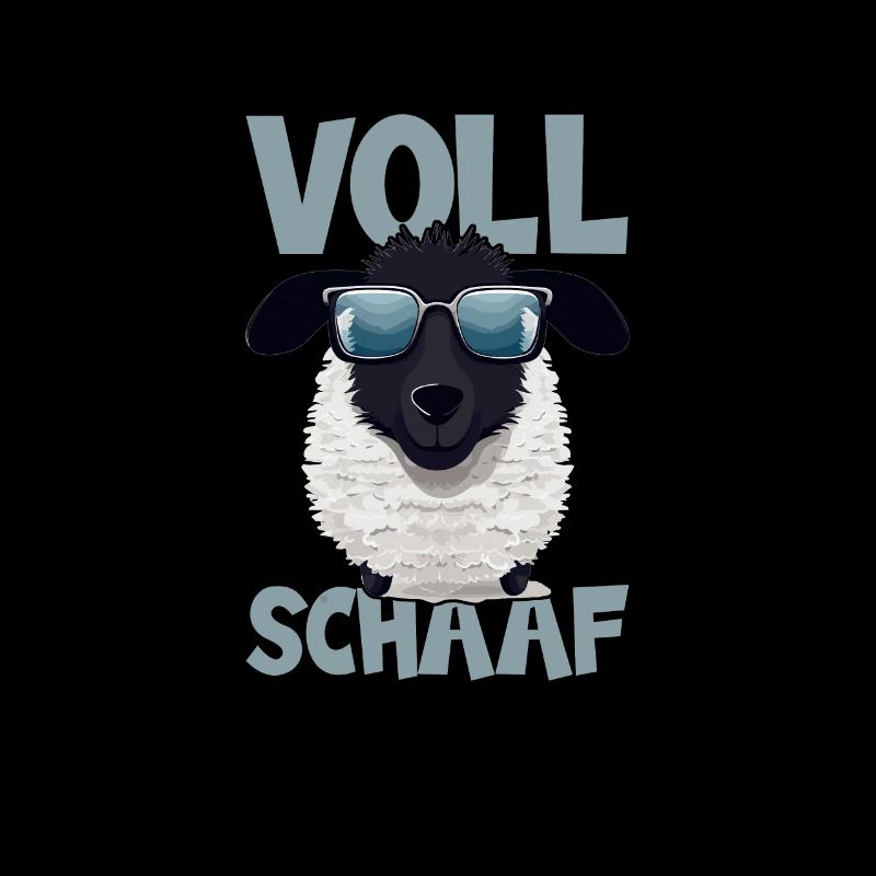 Coolness Pur - Voll Schaaf Comic Motiv