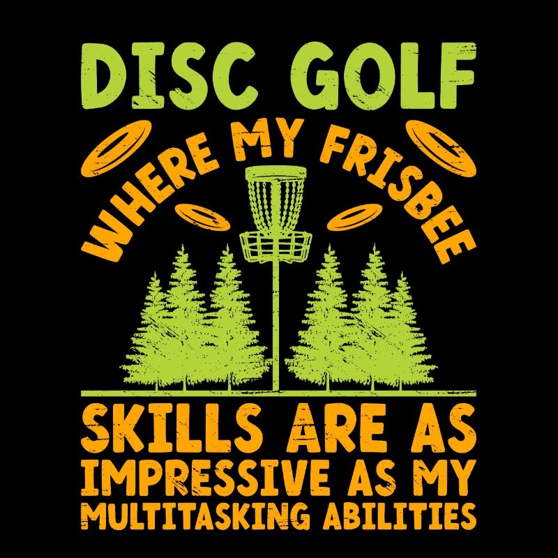 Disc Golf Player Disc Golfer Frisbee Player Par Pu