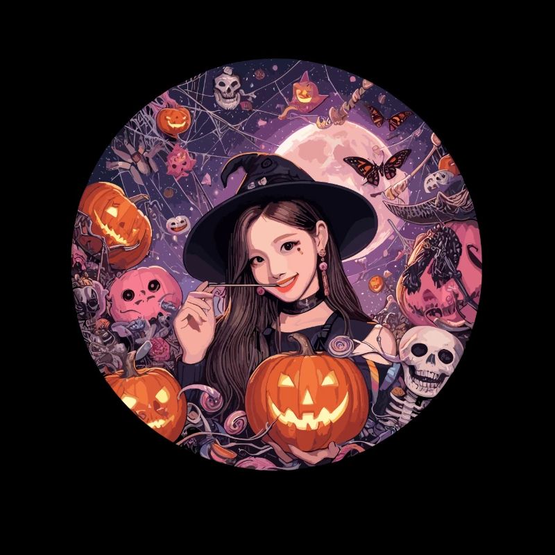 Design de style KPOP d’Halloween pour les fans de k-pop effrayants