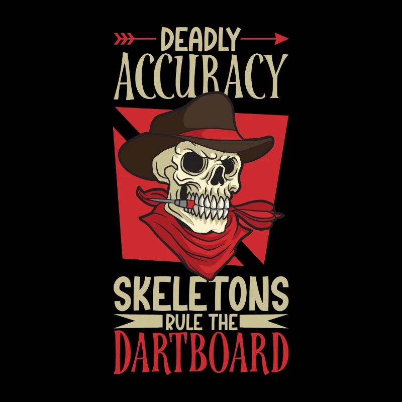 Scary Darts Darts Player Dartboard Darts Board