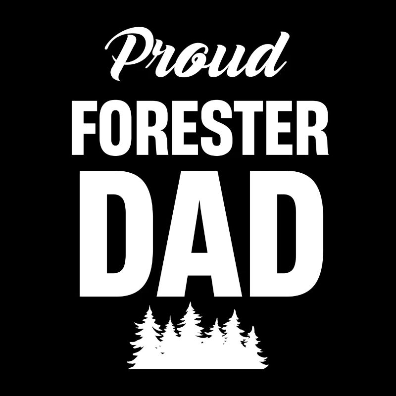 Stolzer Förster Papa Baumpfleger Holzfäller