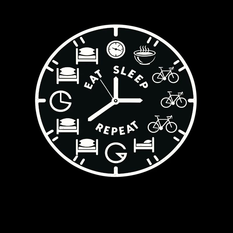 Manger Dormir Vélo de route Répéter le cyclisme