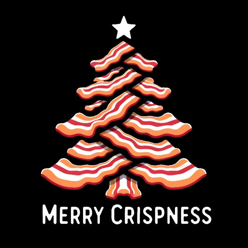 Merry Crispness Christmas Tree Bacon