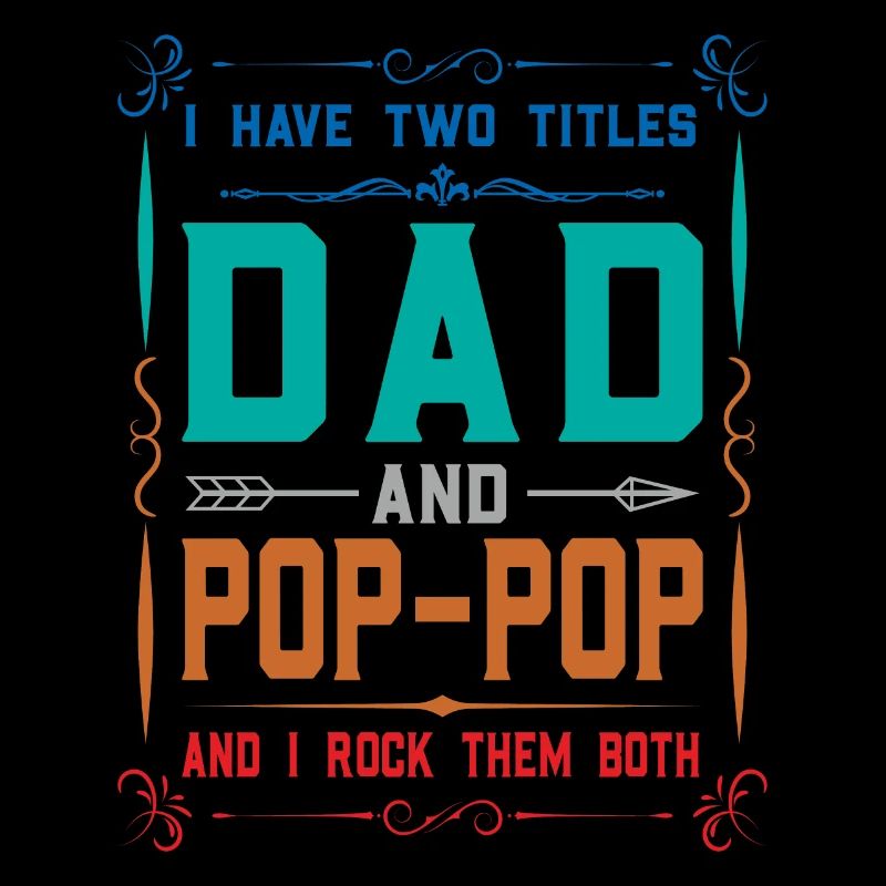 pop-pop Vatertag pop-pop Geschenk