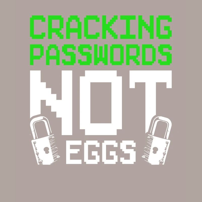 Ethical Hacker Cracking Passwords Not Eggs