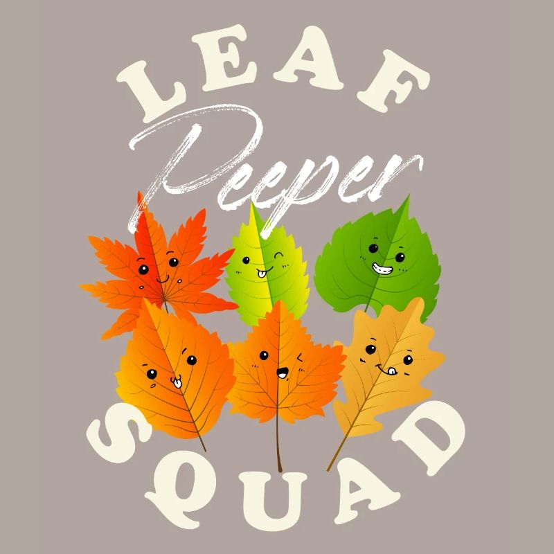 Leaf Peeper Squad Automne Saison Automne Feuilles Peeper