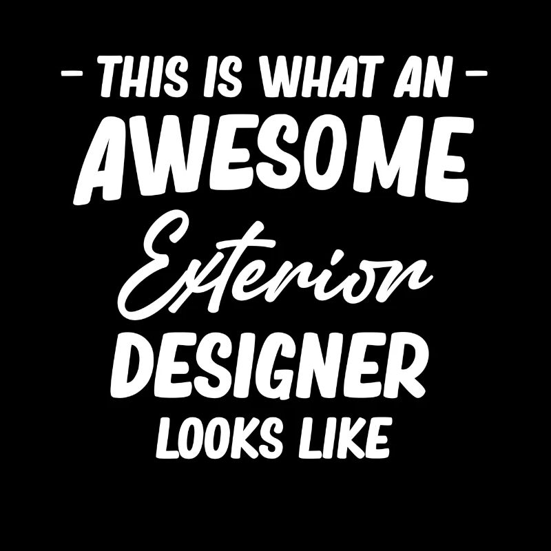 So Sieht Ein Großartiger Exterieur-designer Aus