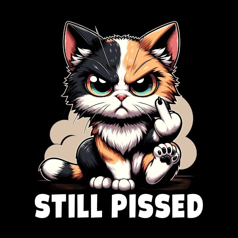 Silent Pissed Sarcastic Cat Lover