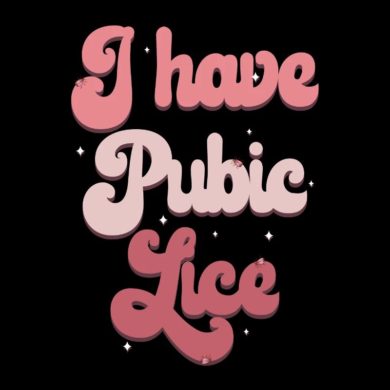 Rainbow Ironic pubic lice humor clothing