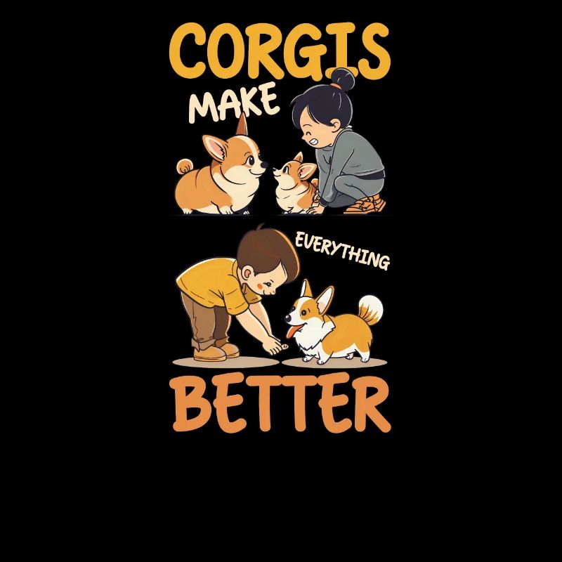Corgi Mom Dad Corgis Make Everything Better