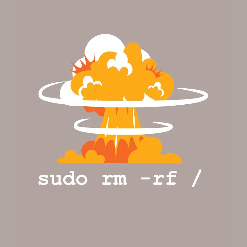 Linux Funny Linux Command Sudo RM RF for Men
