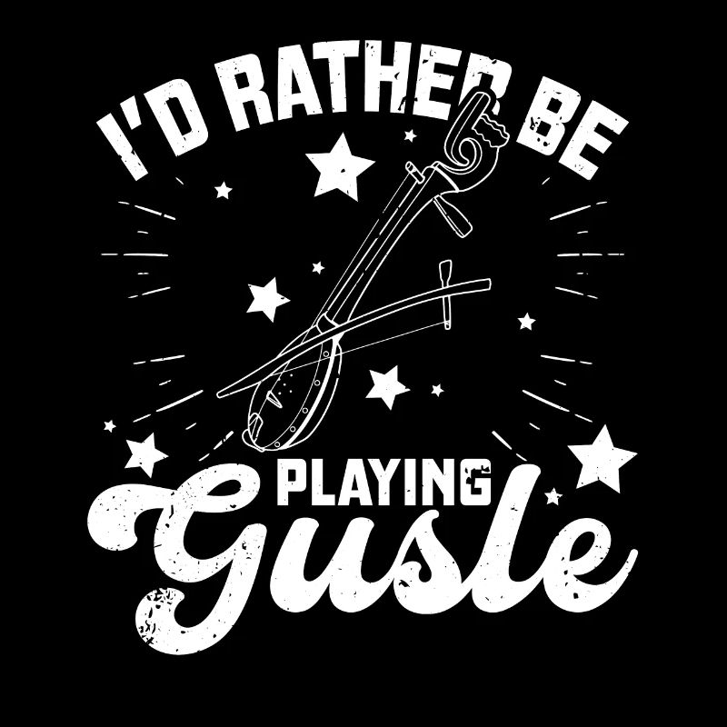 I'd rather be playing gusle Serbien Balkan Musik