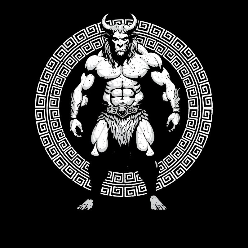 Halbbull-Minotaurus-Geschenk