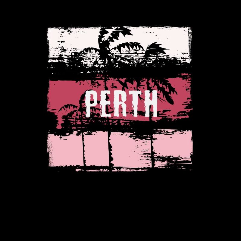 Perth Australie vacances Souvenir abstrait