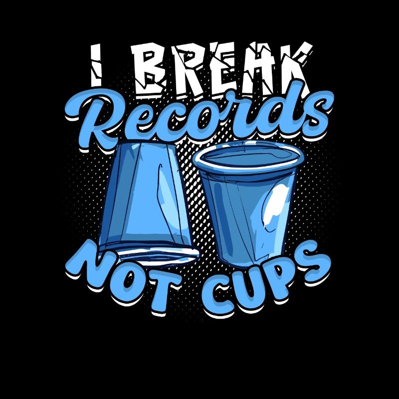 Cup Stacking I Break Records Not Cups