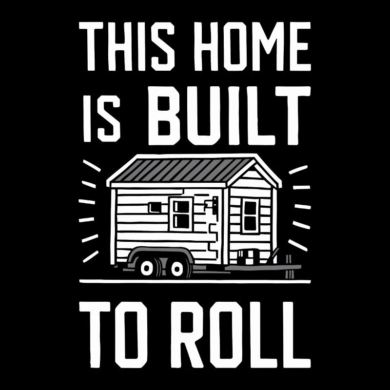 Rolling Tiny House Minimalistischer Lebensstil