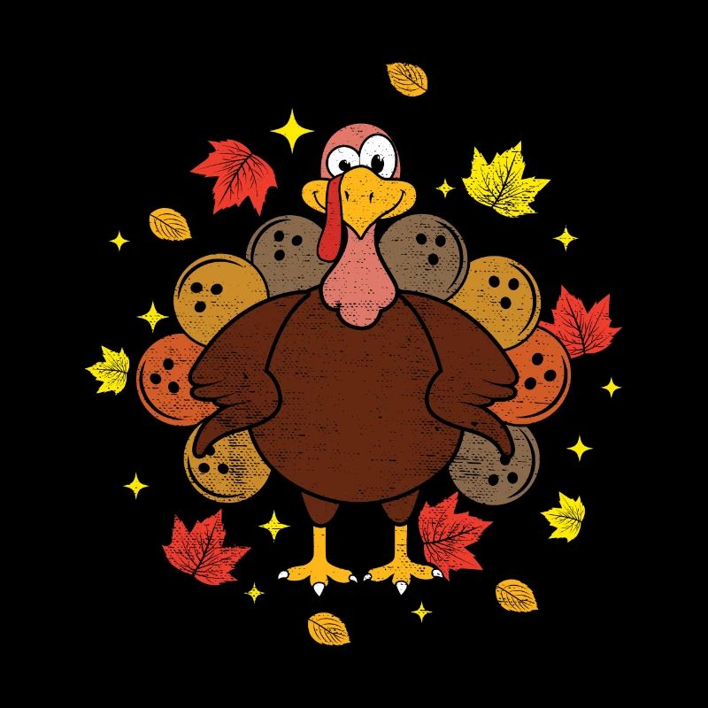 Bowling de dinde reconnaissant correspondant à Thanksgiving