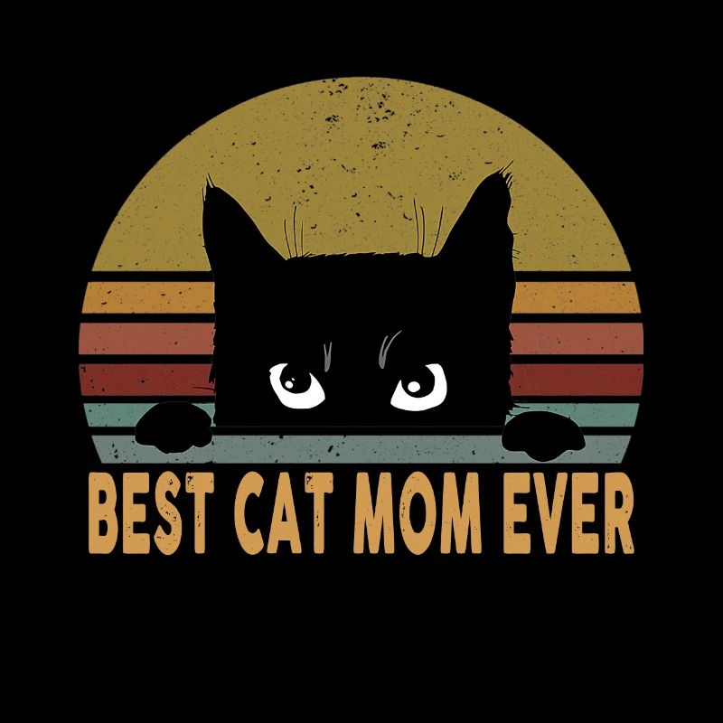 Beste Katzenmutter aller Zeiten Lustiges Geschenk zum Muttertag der schwarzen Katze