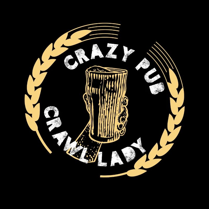 Crazy Pub Crawl Lady Drinking Tour Bar Crawl