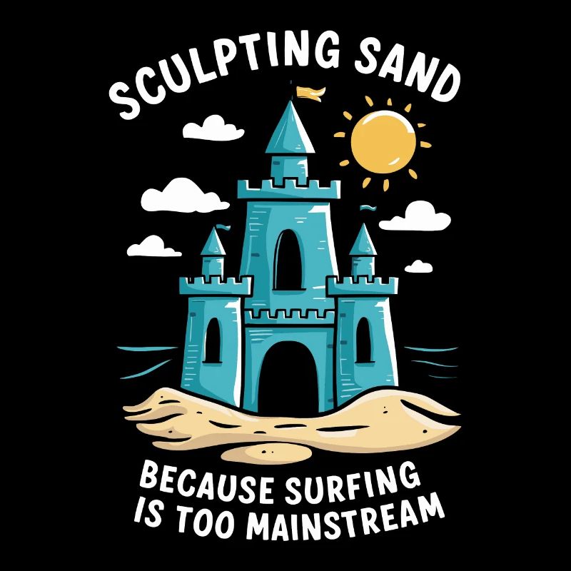Art créatif des châteaux de sable sur la plage | Sculptures