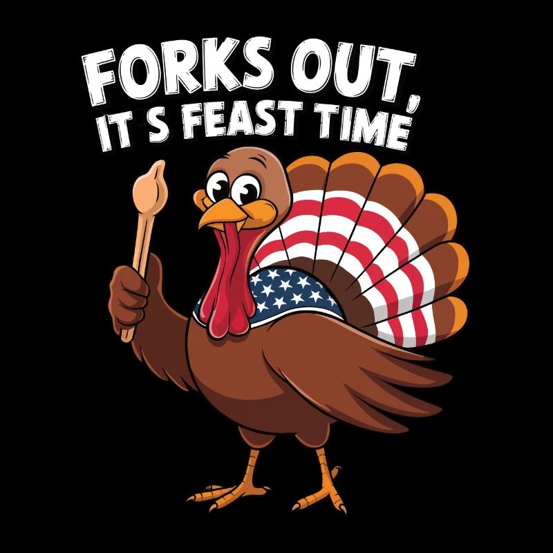 Dinde drôle de Thanksgiving