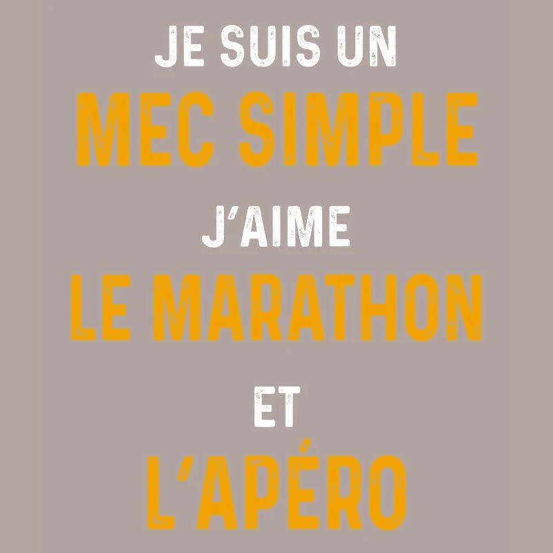 marathon aperitif Simple runner guy