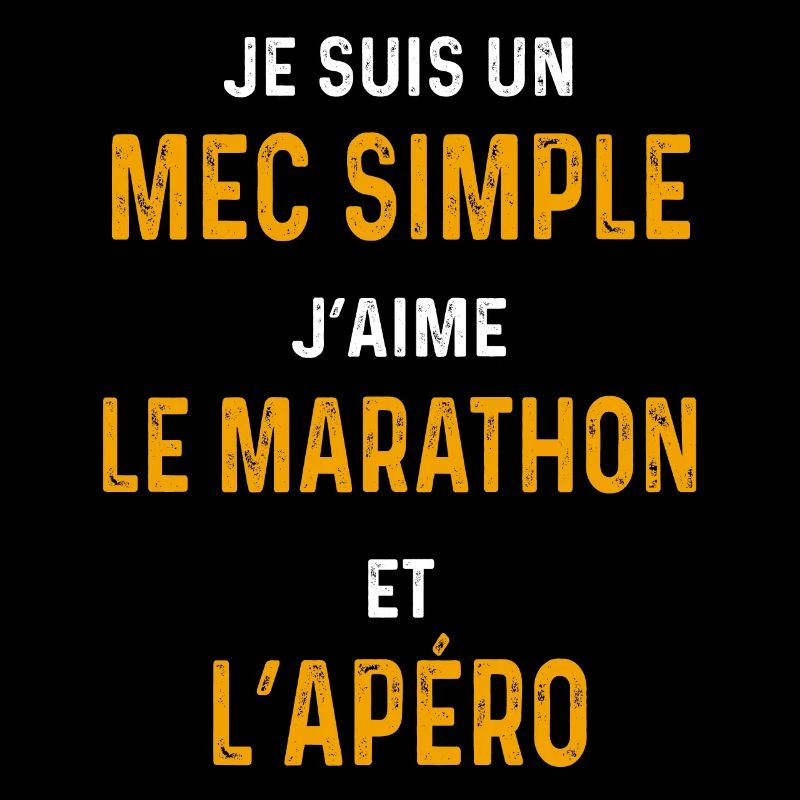 marathon aperitif Simple runner guy