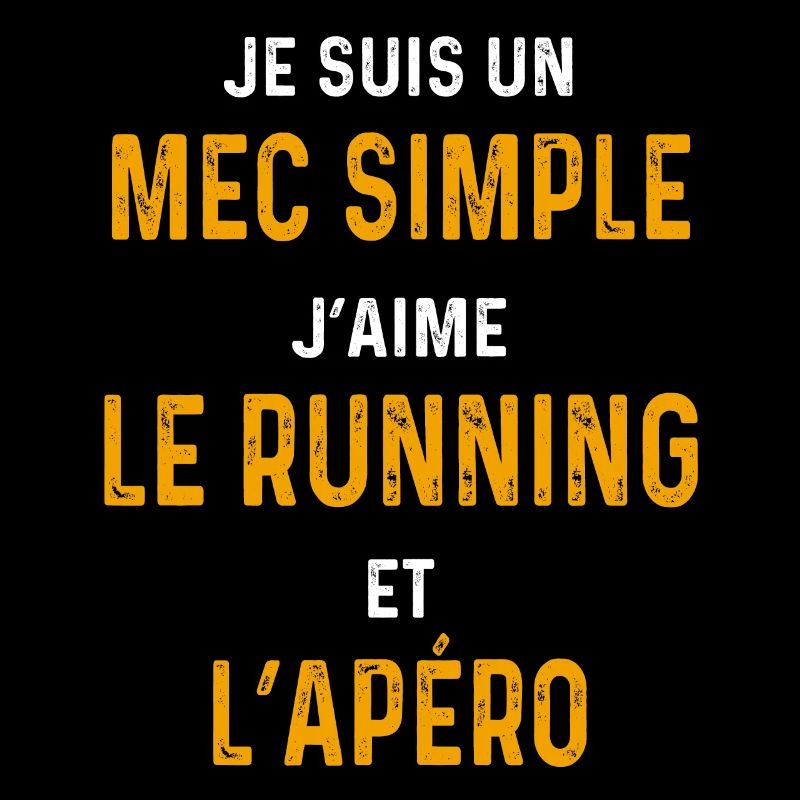 running aperitif Simple runner guy