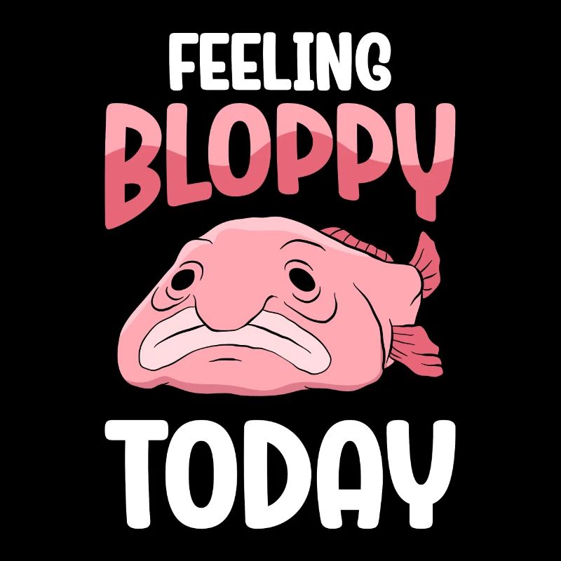 Drôle de poisson Blobfish mignon