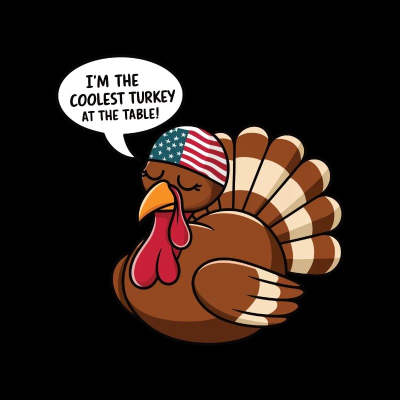 Dinde drôle de Thanksgiving