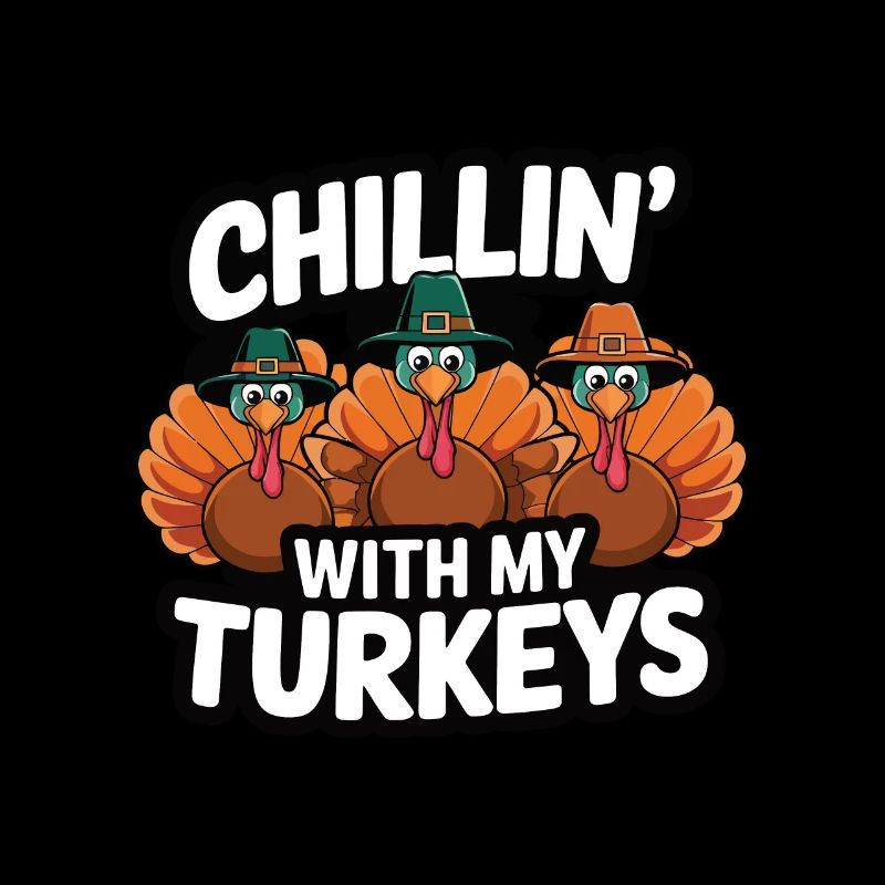 Dinde drôle de Thanksgiving