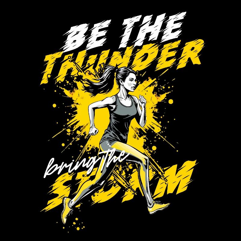 Leichtathletik Be The Thunder Bring The Storm