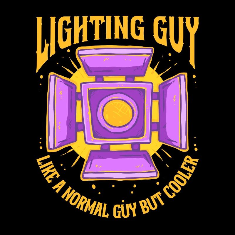 Lichttechniker Beleuchtungstechniker Lighting Guy