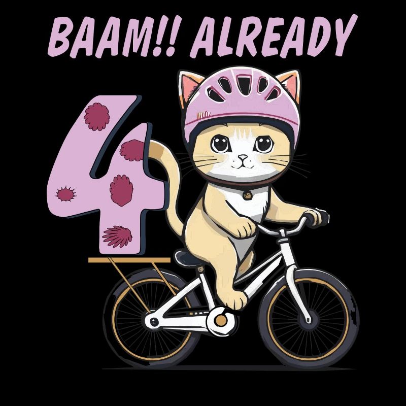 VÉLO CHAT BAAM !! DÉJÀ QUATRE