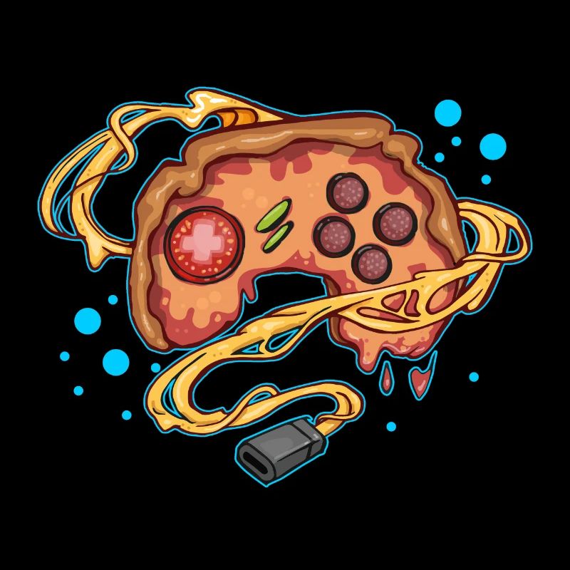 Pizza Gaming Controller Gamepad