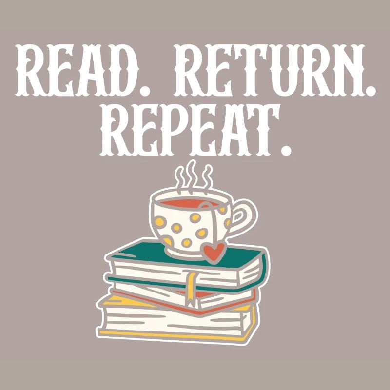 Read Return Repeat Library Worker Librarian Book